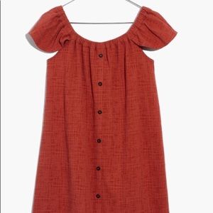 Madewell texture & Thread off the shoulder dress